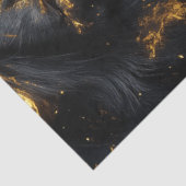 Decoupage Pitch Black Lion Set (lees beschrijving) Tissuepapier (Detail)