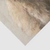 Decoupage Platteland Hoogland Kalveren Bloemenkroo Tissuepapier (Detail)