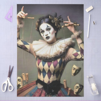 Decoupage Poetic Gothic Motifs Tissuepapier