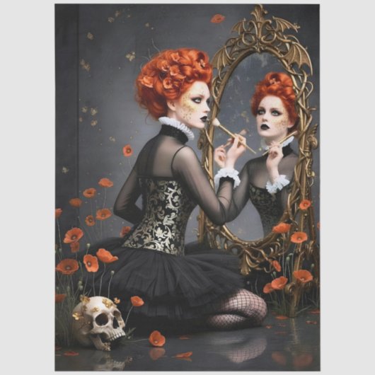 Decoupage Poetic Gothic Motifs Tissuepapier (Voorkant)