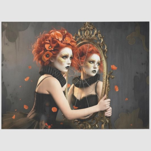 Decoupage Poetic Gothic Motifs  Tissuepapier (Voorkant)