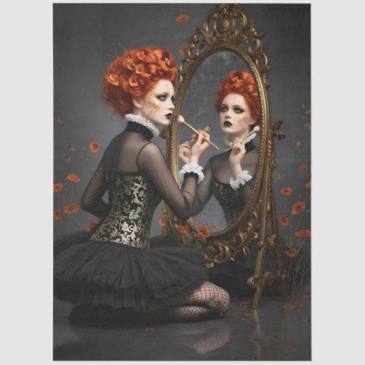 Decoupage Poetic Gothic Motifs  Tissuepapier (Voorkant)