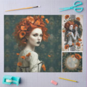 Decoupage Poetic Gothic Motifs Tissuepapier (Craft)
