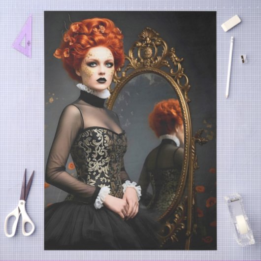 Decoupage Poetic Gothic Motifs  Tissuepapier (Craft)