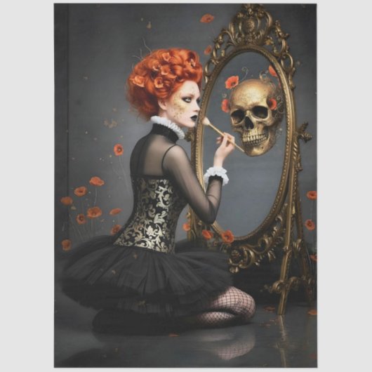 Decoupage Poetic Gothic Motifs  Tissuepapier (Voorkant)