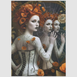 Decoupage Poetic Gothic Motifs Tissuepapier