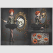 Decoupage Poetic Gothic Motifs  Tissuepapier (Voorkant)