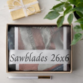 Decoupage Police Tribute Badge Flag Handsaw Tissuepapier (Geschenk)