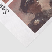 Decoupage Police Tribute Handsaws Tissuepapier (Detail)