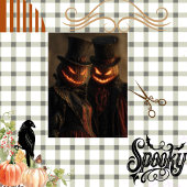 Decoupage Pompoen Jack-o-Lantern Halloween Gothic Tissuepapier