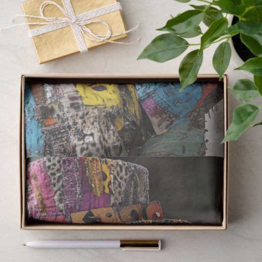 Decoupage Pop Art Mode Show Leopard Tissuepapier (Geschenk)