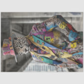 Decoupage Pop Art Mode Show Leopard Tissuepapier (Voorkant)