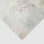 Decoupage Portrait of Sheep & Girl Pastoral Design Tissuepapier (Detail)