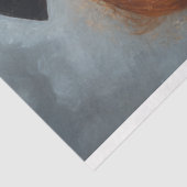 Decoupage Portret Skeleton Paar Trouwen Tissuepapier (Detail)