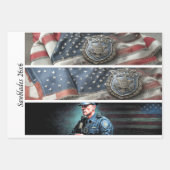 Decoupage Proud Firefighters American Flag  Inpakpapier Vel (Voorkant 3)