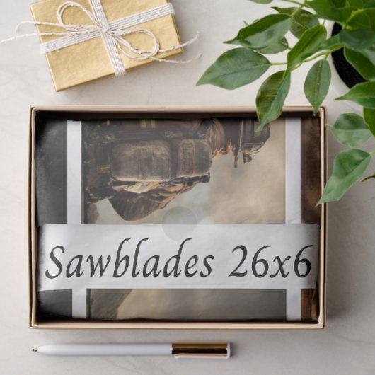 Decoupage Proud Firefighters American Flag  Tissuepapier (Geschenk)