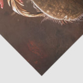 Decoupage Proud Haan Brede Brimmed Pet Jas Tissuepapier (Detail)