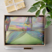 Decoupage Psychedelische Mode Meisje Karakter Link Tissuepapier (Geschenk)