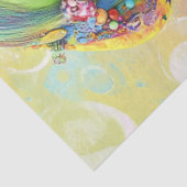 Decoupage Psychedelische Mode Meisje Karakter Link Tissuepapier (Detail)