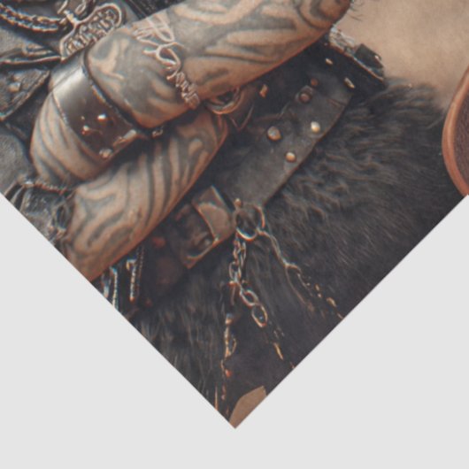 Decoupage Punk Rock Sheep Band Tissuepapier (Detail)