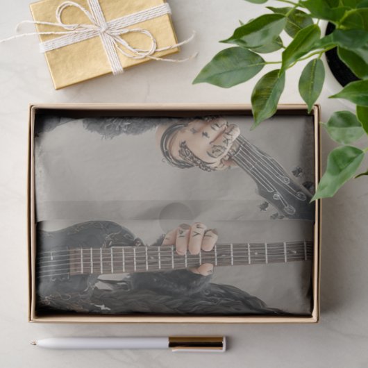 Decoupage Punk Sheep Fur Feather Funk Band Tissuepapier (Geschenk)