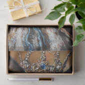 Decoupage Queen Siamese Cat Tissuepapier (Geschenk)