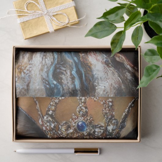 Decoupage Queen Siamese Cat Tissuepapier (Geschenk)