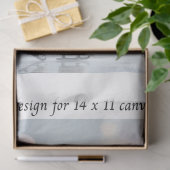 Decoupage Rabbit Skating 11x14 Canvas Coasters  Tissuepapier (Geschenk)