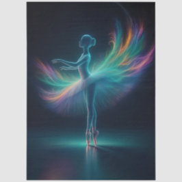 Decoupage Radiant of the Ora Ballerina Tissuepapier