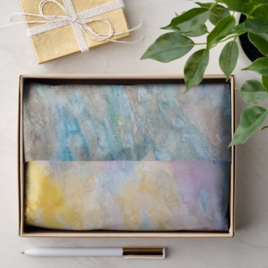 Decoupage Rainbow Waterverf Verjaardag Tissuepapier (Geschenk)