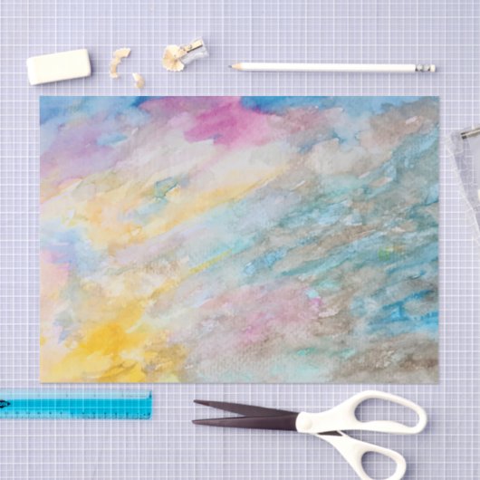 Decoupage Rainbow Waterverf Verjaardag Tissuepapier (Craft)