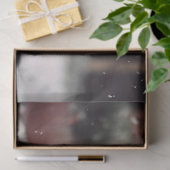 Decoupage  Red Wagon Sneeuwscène Tissuepapier (Geschenk)