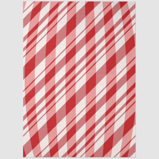 Decoupage Red White Peppermint Background Tissuepapier (Voorkant)