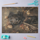 Decoupage Regal Crowned Sheep Dog Tissuepapier (Craft)