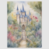 Decoupage Retro Fairytale Castle Tissuepapier (Voorkant)