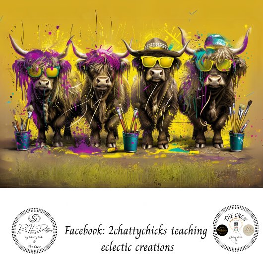 Decoupage RHDesign's Crew Highland Kunstenaars Tissuepapier