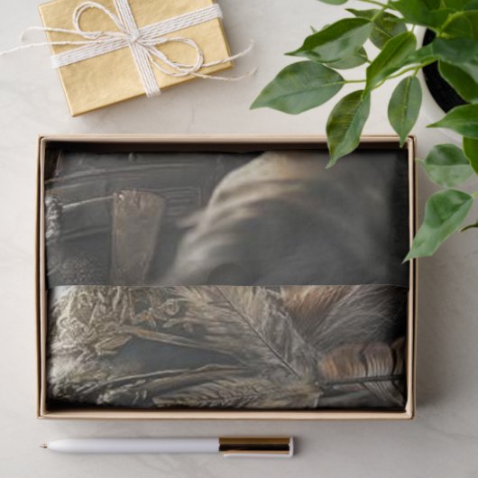 Decoupage Robin Hood Raccoon Woodland Hero Tissuepapier (Geschenk)