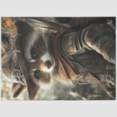 Decoupage Robin Hood Raccoon Woodland Hero Tissuepapier (Voorkant)
