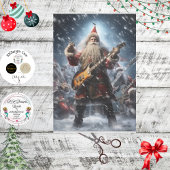 Decoupage Rock N Roll Sinterklaas Tissuepapier