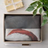 Decoupage Rock & Roll Kerstman Elektrische Gitaar Tissuepapier (Geschenk)