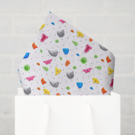 Decoupage Rock Wall Climb Party Tissuepapier