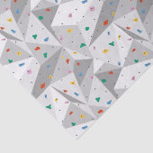 Decoupage Rock Wall Climbing Tissuepapier (Detail)