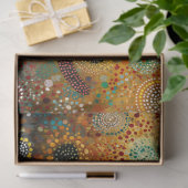 Decoupage Rode Kangoeroe Aboriginal Kunst Tissuepapier (Geschenk)