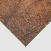 Decoupage Roestkleurige Getextureerde Nep Achtergr Tissuepapier (Detail)