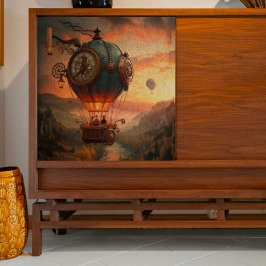 Decoupage Rond de Wereld Tissuepapier