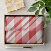 Decoupage Rood Witte Pepermunt Achtergrond Tissuepapier (Geschenk)