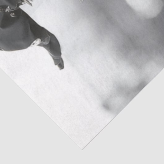 Decoupage roodharige zuster Punk Star Tissuepapier (Detail)