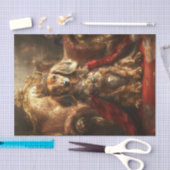 Decoupage Royal Crown Teckel Gouden Troon Tissuepapier (Craft)