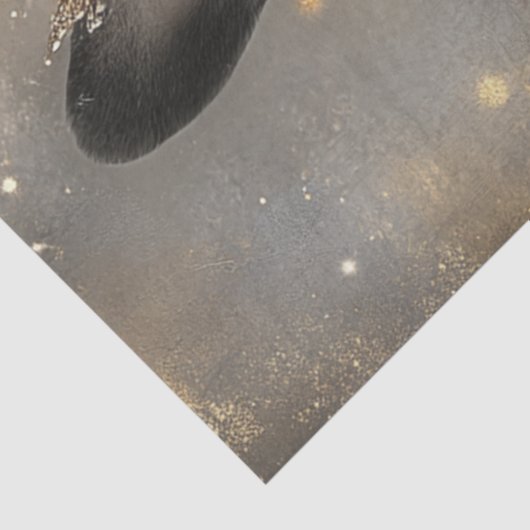 Decoupage Royal French Bulldog Tissuepapier (Detail)