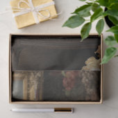 Decoupage Royal Zebra Lounging fauteuil in de tuin Tissuepapier (Geschenk)